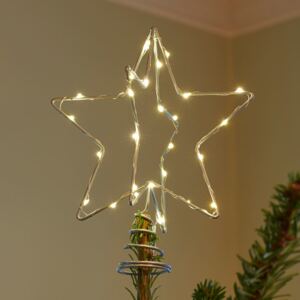 Lampada decorativa LED Christmas Top, argento