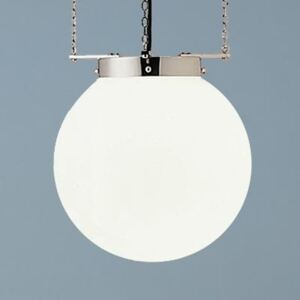 Lampada pensile stile Bauhaus, nichel 35 cm