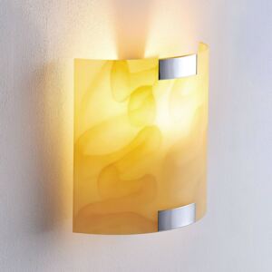 Quentin - lampada LED da parete color ambra