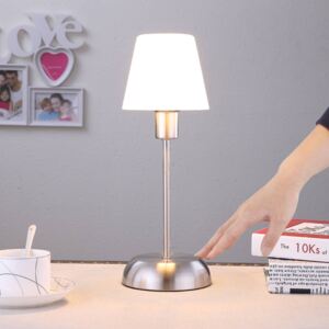 Gregor - lampada da tavolo con diffusore in vetro