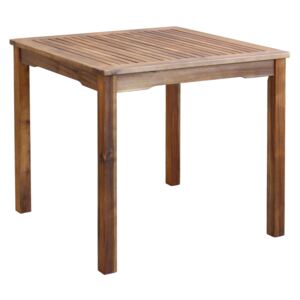 AARON - tavolo da giardino in legno massiccio di acacia 80 x 80
