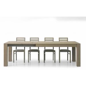 ELVIS - tavolo da pranzo moderno allungabile in rovere spazzolato 90 x 180/230/280