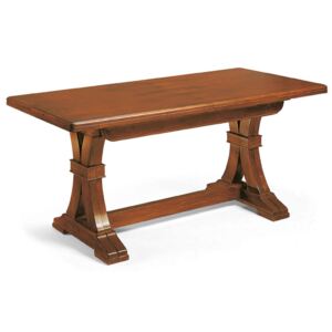 DUSTIN - tavolo da pranzo allungabile in legno massello 85 x 160/205/250/295/340