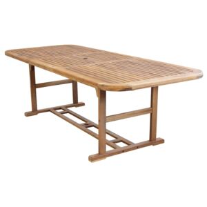 TURRIS - tavolo da giardino allungabile in legno massiccio di acacia 180/240 x 100