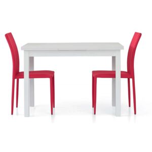 NATHANIEL - tavolo da pranzo moderno allungabile frassinato 80 x 130/170/210