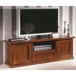 CLAYTON - mobile porta tv in legno massello 45 x 160 x 56