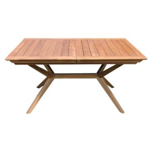CAESAR - tavolo da giardino allungabile in legno massiccio di acacia 150/200 x 90