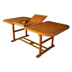 TURRIS - tavolo da giardino allungabile in legno massiccio di acacia 150/200 x 90