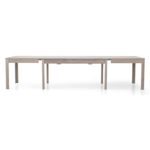GREGORY - tavolo a consolle moderno allungabile in rovere 90 x 160/203/246/289/332