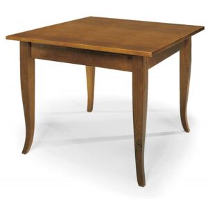 EDGAR - tavolo da pranzo in legno massello 80 x 80