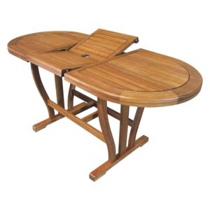 TURRIS - tavolo da giardino allungabile in legno massiccio di acacia 120/160 x 70