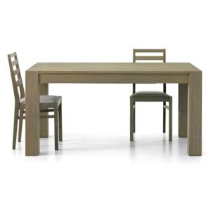ELVIS - tavolo da pranzo moderno allungabile in rovere spazzolato 90 x 160/210/260