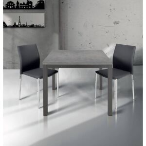 BRENDON - tavolo da pranzo moderno allungabile a libro 90 x 90/180