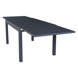 JERRI - tavolo da giardino in alluminio 135/270 X 90