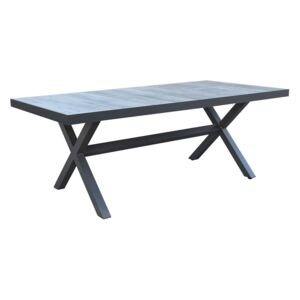 GRES - tavolo da giardino in alluminio e gres cm 200 x 100