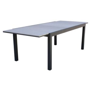 TRIUMPHUS - tavolo da giardino allungabile in alluminio e polywood 180/240 x 100
