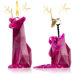 54 Celsius PyroPet DYRI (Reindeer) candela decorativa burgundy 22 cm