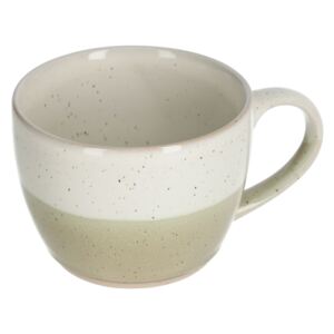 Kave Home - Tazza Elida in ceramica beige e verde