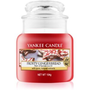 Yankee Candle Frosty Gingerbread candela profumata Classic piccola 104 g