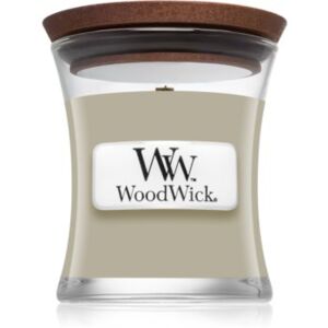 Woodwick Fireplace Fireside candela profumata con stoppino in legno 85 g