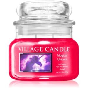 Village Candle Magical Unicorn candela profumata (Glass Lid) 262 g
