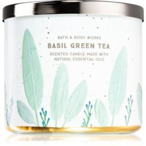 Bath & Body Works Basil Green Tea candela profumata 411 g