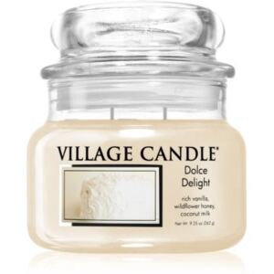 Village Candle Dolce Delight candela profumata (Glass Lid) 262 g