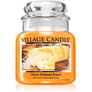 Village Candle Warm Buttered Bread candela profumata (Glass Lid) 389 g