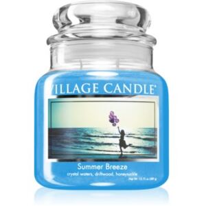 Village Candle Summer Breeze candela profumata (Glass Lid) 389 g