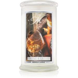 Kringle Candle Brandy & Leather candela profumata 624 g