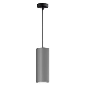 Lampadario su filo ZIK 1xE27/40W/230V d. 10 cm grigio