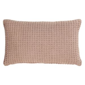 Kave Home - Fodera cuscino Shallowy 100% cotone rosa 30 x 50 cm