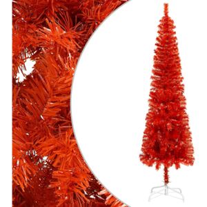 VidaXL Albero di Natale Sottile Rosso 150 cm