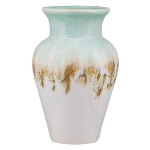 Vaso Decorativo per Fiori 25 cm Multicolore in Ceramica Beliani