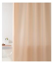 Tenda paraschizzi per doccia tinta unita 240x200 cm - beige