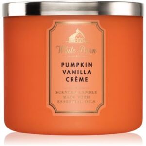 Bath & Body Works Pumpkin Vanilla Creme candela profumata (1x ricaricabile + 2x ricariche) 411 g