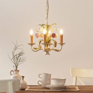 Lampadario Toscana 4 luci, stile fiorentino
