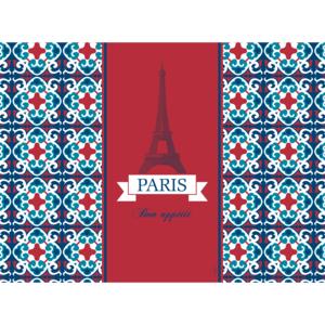 Set di 2 tovagliette all&#039;americana City Paris 39,5 x 29,5 cm AMBITION