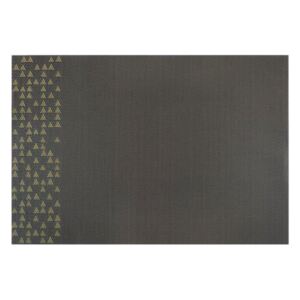 Tovaglietta all&#039;americana Nordic triangoli gialli antracite 30 x 45 cm AMBITION
