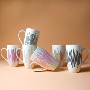Mug in porcellana Skyline 40 cl pink AMBITION