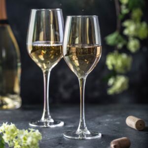 Set di 6 calici da vino Celeste Golden Chameleon 27 cl LUMINARC