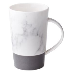 Mug in porcellana Marble grey 43 cl AMBITION