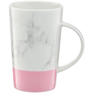 Mug in porcellana Marble pink 43 cl AMBITION