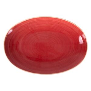 Piatto ovale Terra Red 32 cm ARIANE