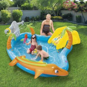 Scivolo gonfiabile con piscina per bambini Sea Life 280 x 257 x 87 cm BESTWAY