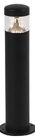 Lampioncino esterno moderna nera 40 cm IP44 LED - ROXY