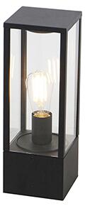 Lampada da esterno a stelo nera 40 cm con picchetto e pressacavo - Charlois