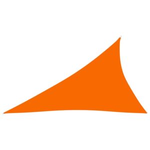 VidaXL Parasole a Vela Oxford Triangolare 4x5x6,4 m Arancione