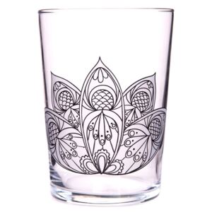 Bicchiere da colorare Mandala foglie 51 cl PASABAHCE