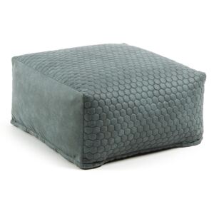 Kave Home - Pouf Indam 60 x 60 cm turchese